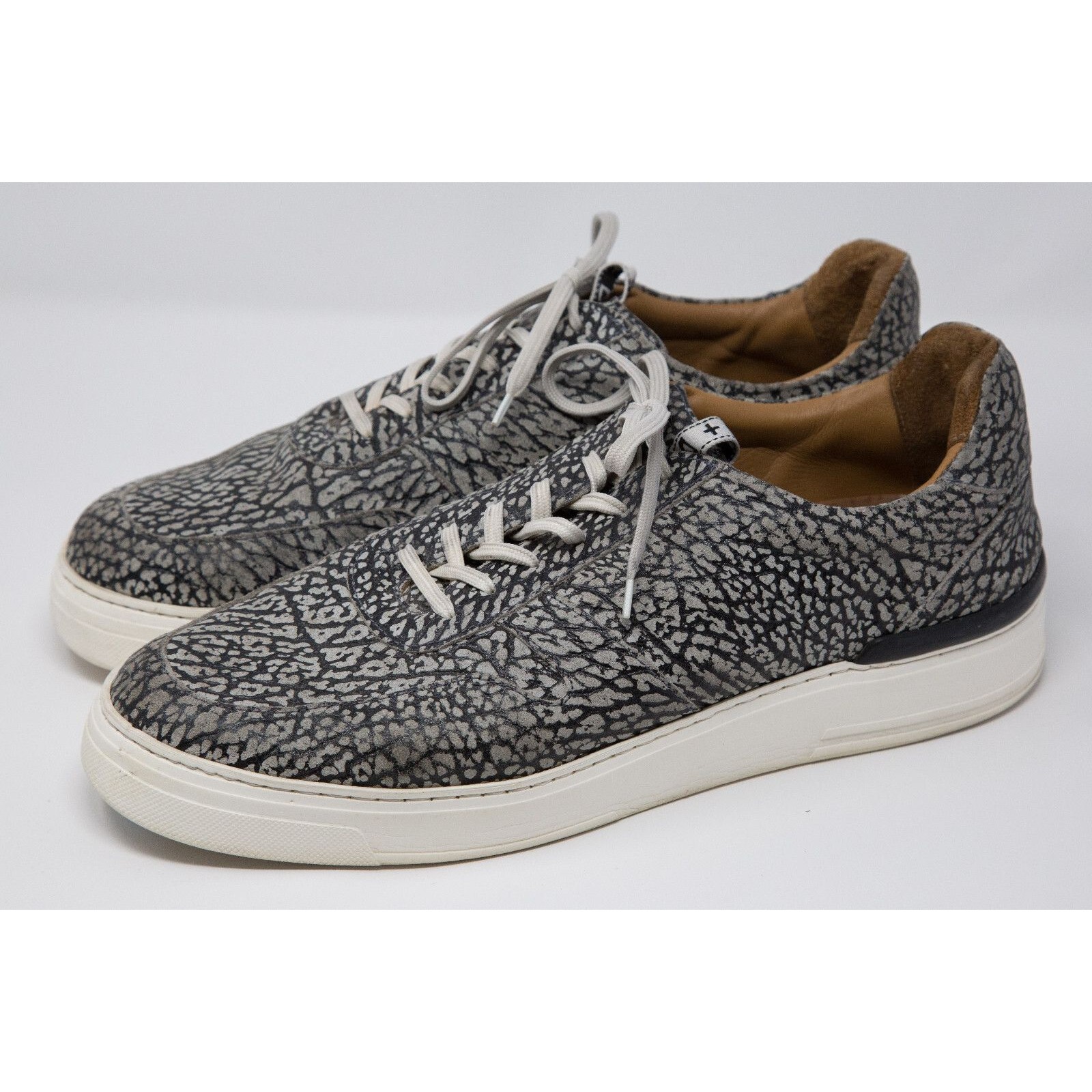 Duke + Dexter Limited Ed Ritchie Nelly White / Gray Sneakers Shoes Men’s Size 12